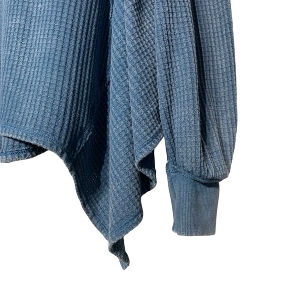 FREE PEOPLE | We The Free Women’s Coroline Thermal - Legion Blue - Sz Small - Picture 2 of 8
